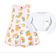 Hudson Cotton Dress and Cardigan Set - Citrus Orange (10116683)