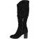 Journee Collection Aneil Wide Calf - Black