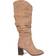 Journee Collection Aneil Wide Calf - Taupe