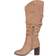 Journee Collection Aneil Wide Calf - Taupe