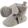 Hudson Fleece Lined Booties - Neutral Grey