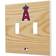 Strategic Printing Los Angeles Angels Baseball Bat Design Light Switch Plates