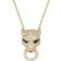 Effy Panther Pendant Necklace - Gold/Diamonds/Emerald