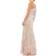 Mac Duggal One-Shoulder Sequin Gown - Rose Gold