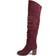 Journee Collection Kaison Extra Wide Calf - Wine