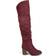 Journee Collection Kaison Wide Calf - Wine