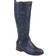 Journee Collection Ivie Extra Wide Calf - Navy