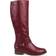 Journee Collection Ivie Medium Calf - Wine