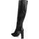 Journee Collection Elisabeth Medium Calf - Black