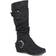 Journee Collection Jester Wide Calf - Black