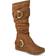 Journee Collection Jester Medium Calf - Camel