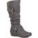 Journee Collection Jester Medium Calf - Grey