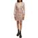 Maje 121Runnylo Metallic Long Sleeve Mini Dress - Pink