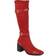 Journee Collection Gaibree Extra Wide Calf - Red