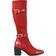 Journee Collection Gaibree Extra Wide Calf - Red