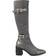 Journee Collection Gaibree Medium Calf - Grey