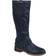 Journee Collection Meg Medium Calf - Navy