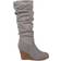 Journee Collection Haze Medium Calf - Grey