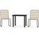 vidaXL 3099167 Patio Dining Set, 1 Table incl. 2 Chairs