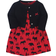 Hudson Moose Bear Dress and Cardigan 2-Piece Set - Red