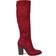 Journee Collection Kyllie Extra Wide Calf - Burgundy