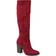 Journee Collection Kyllie Extra Wide Calf - Burgundy