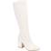 Journee Collection Tavia Wide Calf - White