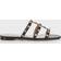 Valentino Garavani Rockstud Flat Slide Sandal - Black