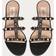 Valentino Garavani Rockstud Flat Slide Sandal - Black