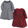 Hudson Baby Cotton Dresses - Black Red Plaid (10115825)