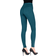 MeMoi Pants-Style Cotton Blend Legging - Reflecting Pond