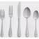 RiverRidge Beaded Monogrammed Letter I Cutlery Set 46pcs