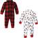 Hudson Baby Plush Jumpsuits, Christmas Lights (10115728)