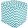 Majestic Home Goods Chevron Pouffe 43.2cm