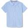 French Toast Girl's Short Sleeve Modern Peter Pan Blouse - Blue