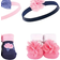 Hudson Flower Headband and Socks Set 6-Pack - Pink/Navy