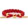 Rastaclat LNY Rabbit Braided Bracelet - Red/Gold