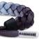 Rastaclat Equals Braided Bracelet - Black/Grey