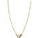 Adornia Lock Paper Clip Chain Link Necklace - Gold