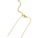 Adornia Cursive Sister Necklace - Gold