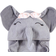 Hudson Animal Face Hooded Towel Flower Elephant