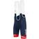 Santini Trek Segafredo 2022 Fan Line Cycling Bib Shorts Men - Nautica Blue