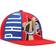 Mitchell & Ness Philadelphia 76ers Hardwood Classics Big Face Callout Snapback Hat - Red