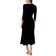 MSK V-Neck Beaded Midi Dress - Black