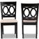 Baxton Studio Lenoir Kitchen Chair 95cm 2pcs