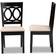 Baxton Studio Lenoir Kitchen Chair 95cm 2pcs