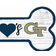 Fan Creations Georgia Tech Yellow Jackets Team Dog Bone Sign Board