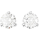 Swarovski Solitaire Stud Earrings - Silver/Transparent