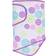 Miracle Swaddle Blanket Colorful Bursts with Purple Trim