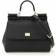 Dolce & Gabbana Sicily Small Leather Shoulder Bag - Black